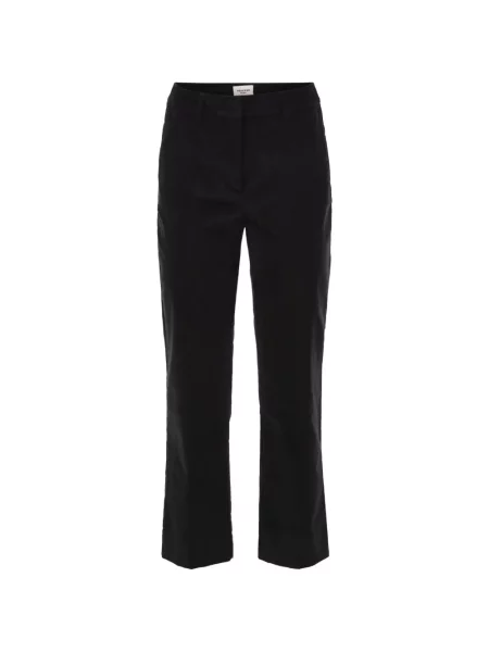 Pantaloni Weekend Max Mara de catifea negru