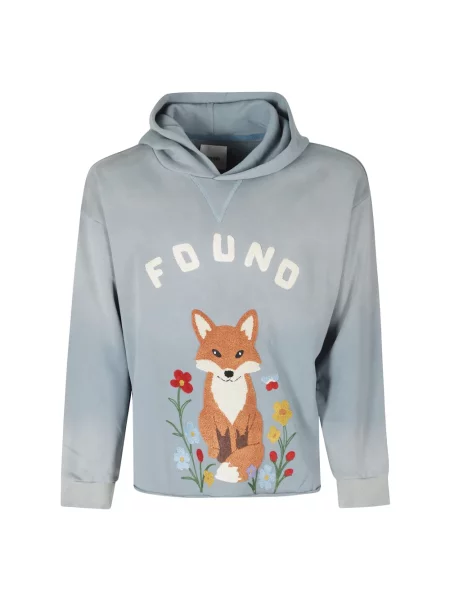 Bluza z kapturem Found z kapturem niebieska