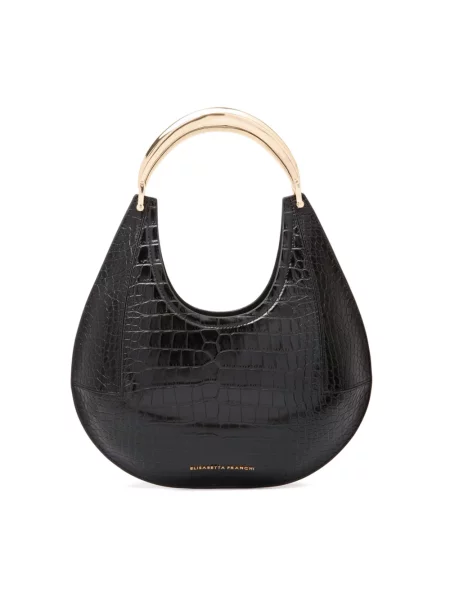 Torebka hobo Elisabetta Franchi czarna