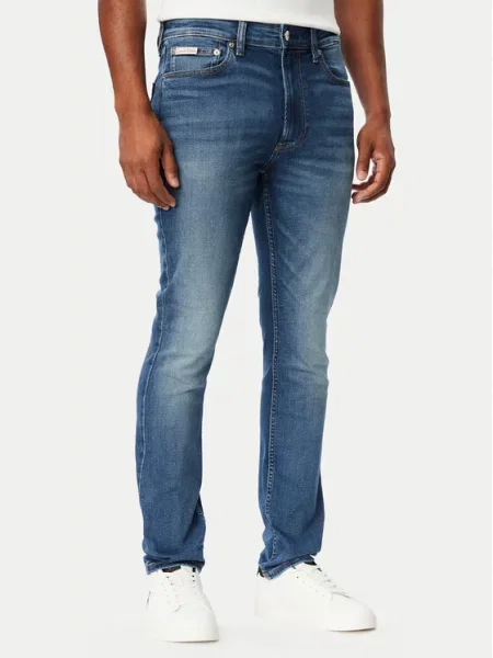 Calvin Klein Jeans Blugi Skinny Fit albastru