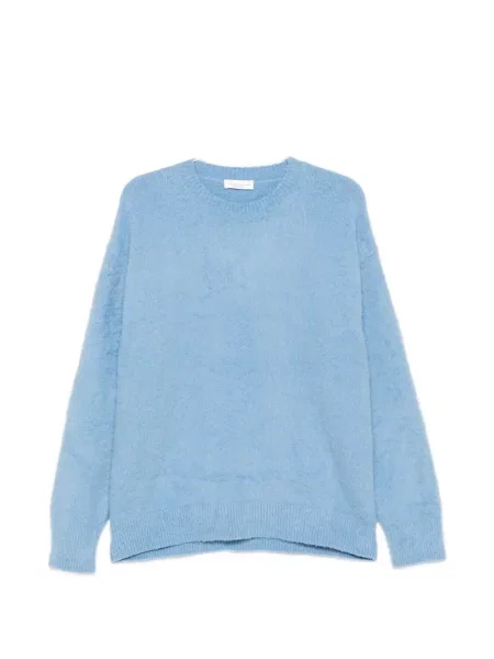 Sweter Roberto Collina niebieski