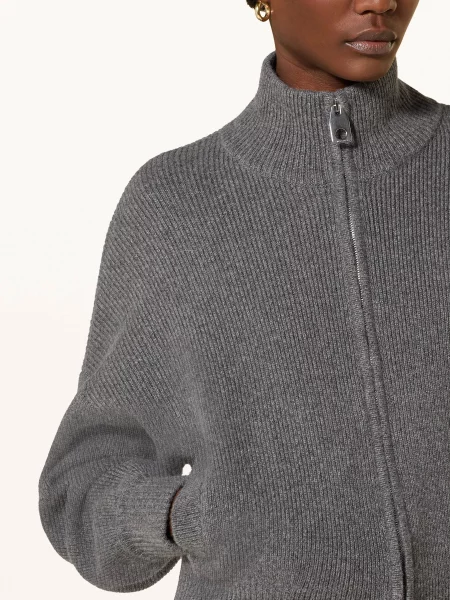 Belstaff Pletený Kardigan Atol S Kašmírem šedá