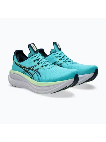 Încălțăminte de alergare pentru bărbați ASICS Gel-Nimbus 28 energy aqua/midnight