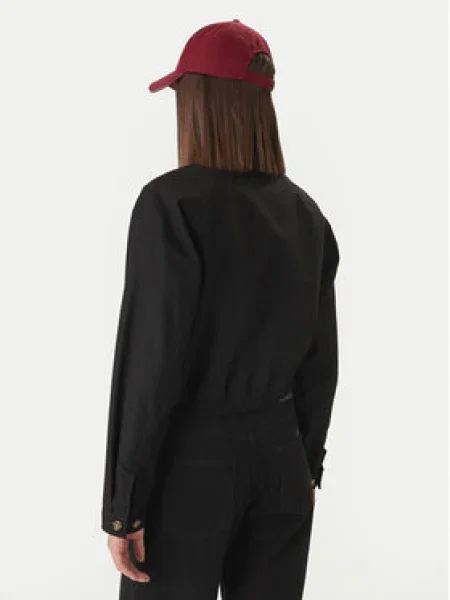 Tommy Jeans Prechodná bunda čierna
