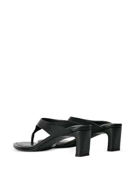 Кожени сандали Our Legacy черно