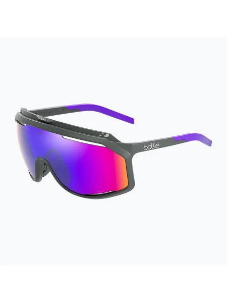 Olcsóbban. Napszemüveg Bollé Chronoshield titanium matte/volt ultraviolet. Méret: L szürke