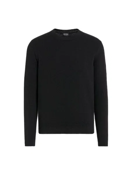 Sweter Zegna z kaszmiru czarny