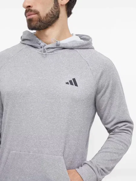 Csíkos tornaterem rövidnadrág Adidas nyomtatás kék