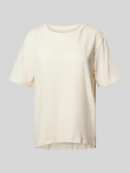 T-shirt z okrągłym dekoltem Schiesser biała