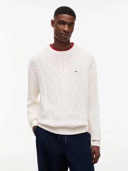 Tommy Jeans sweter biały
