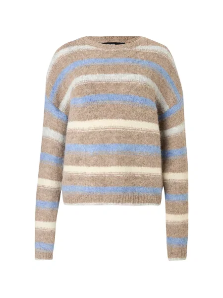 VERO MODA Pulover VMKIRA albastru regal / albastru deschis / taupe / deschis gri