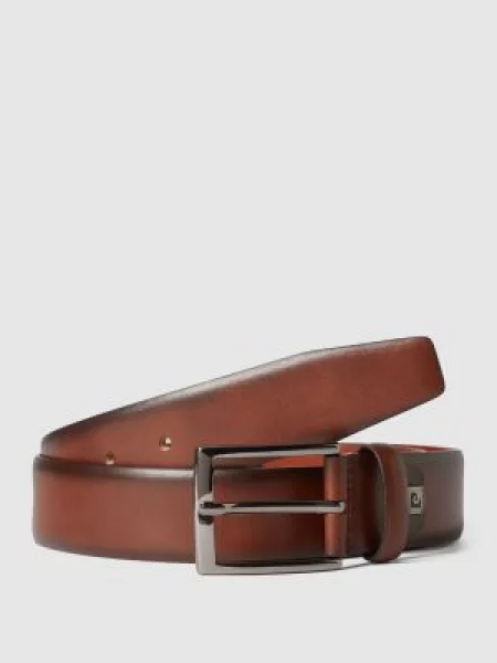 Skórzany ze sprzączką Pierre Cardin