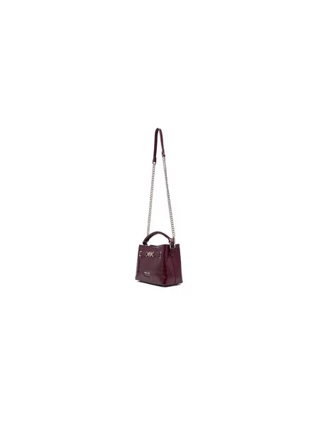 Ročna torba Nine West EO-CITY CROCO Temno rdeča