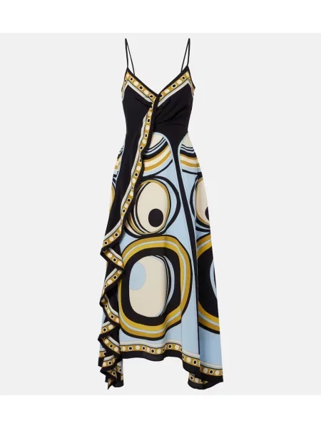 Rochie midi La Doublej de mătase