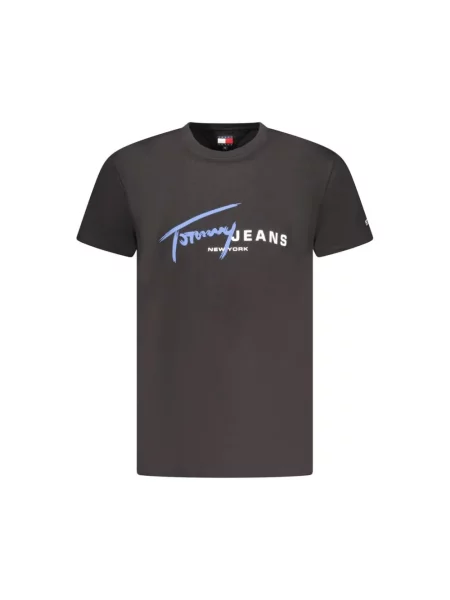 T-shirt Tommy Jeans Regular Signature Dna Tee Black S czarna
