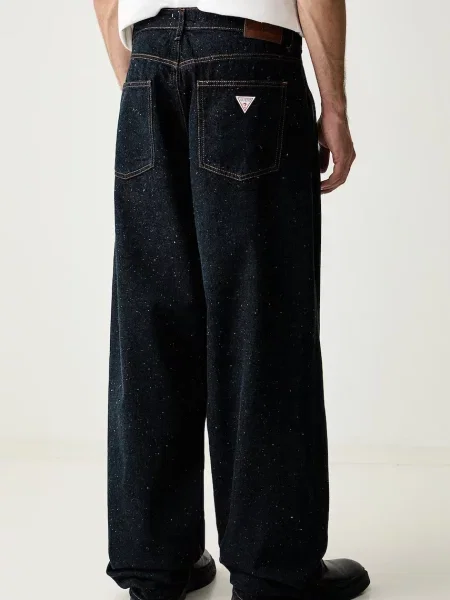 Guess Jeans jeansy relaxed fit granatowe