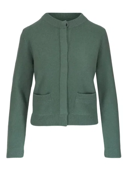 Cardigan Vince din cașmir verde