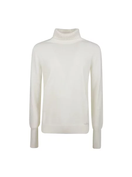 Sweter z golfem Ballantyne biały