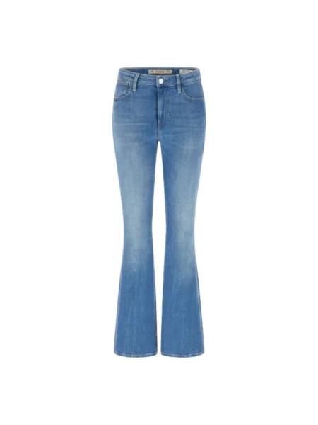 Jeansy straight leg Guess niebieskie