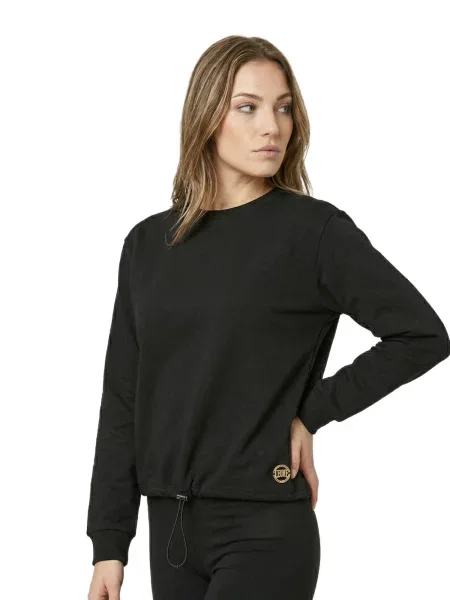Sweter Active Gold z okrągłym dekoltem czarny