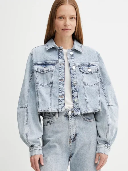 Gestuz geacă de tranziție albastru