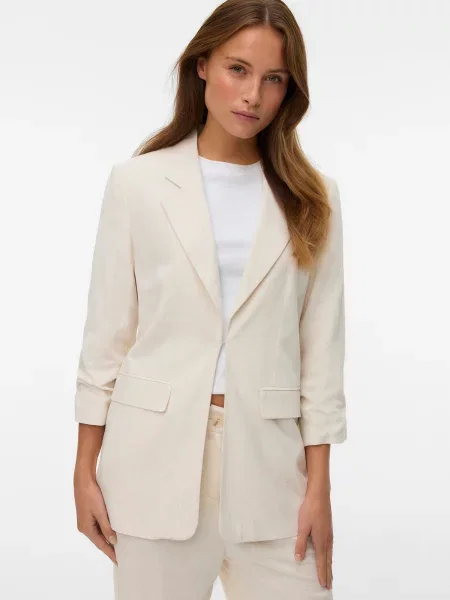 VERO MODA Sacou VMSISSE amestecat bej