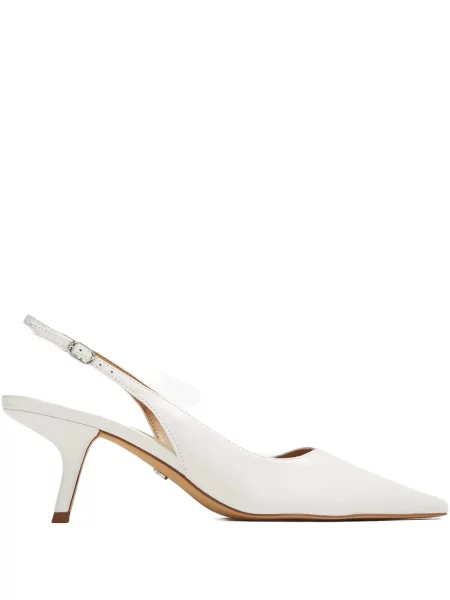 Pantofi cu toc Sam Edelman slingback alb