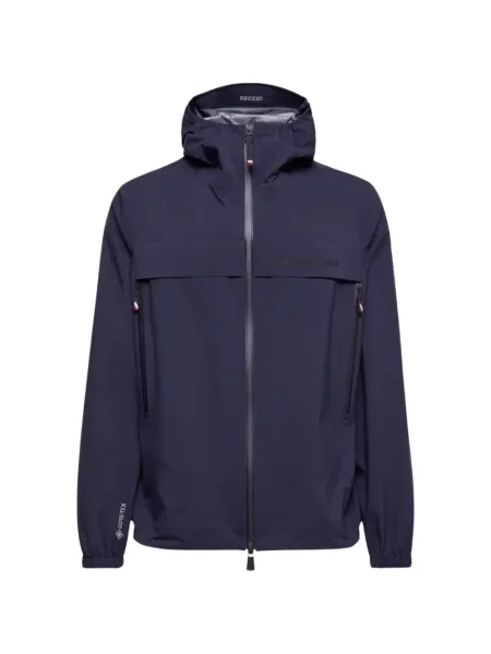 Яке Moncler Grenoble с качулка синьо