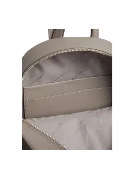 Plecak Calvin Klein z logo beżowy