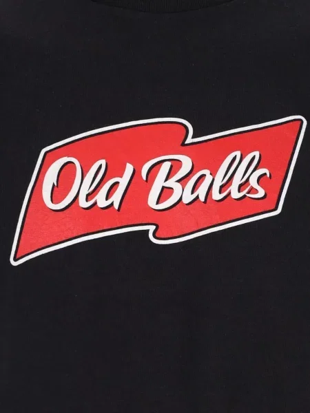 Pruhované pruhované tričko Needles černé