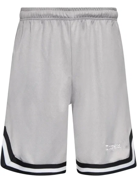 Dropsize Pantaloni gri deschis / negru alb