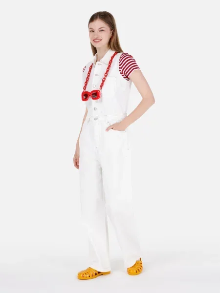 Комбінезони Colin’s комбінований верх білий