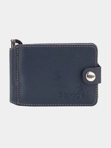 Shvigel Портмоне Шкіра синій