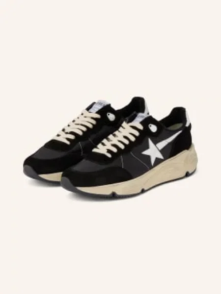Golden Goose Buty Sportowe Running Sole schwarz białe