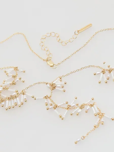 Ожерелье Reserved белое