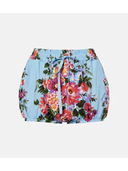 Szorty Dolce&gabbana w kwiatki popelinowe