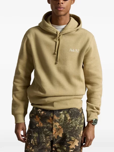 Δερμάτινο polo Polo Ralph Lauren με κέντημα μπλε