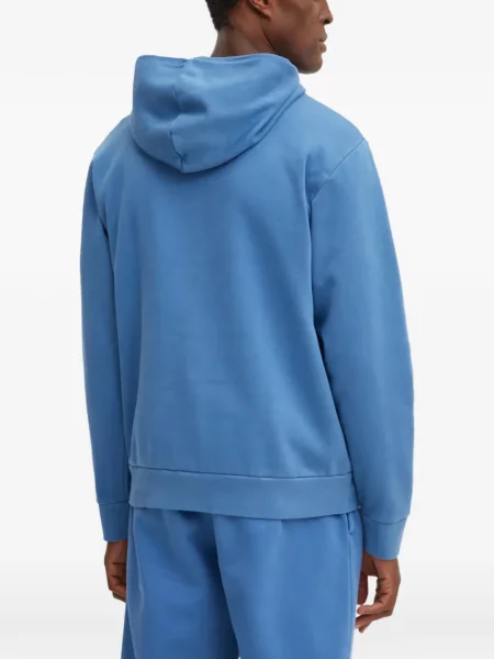 Hanorac cu glugă Reebok cu glugă cu autograf albastru