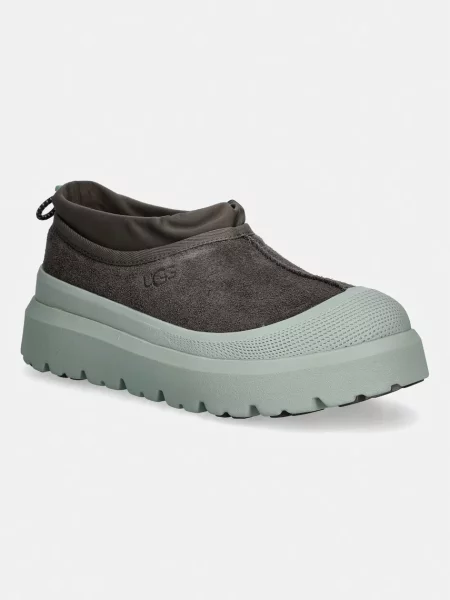 Čizme za snijeg od brušene kože UGG M Tasman Weather Hybrid smeđa