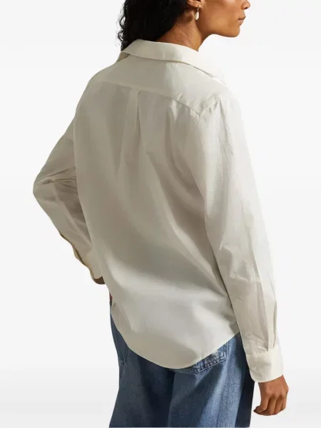 Pulover Polo Ralph Lauren clasic din țesătură twill cu autograf verde