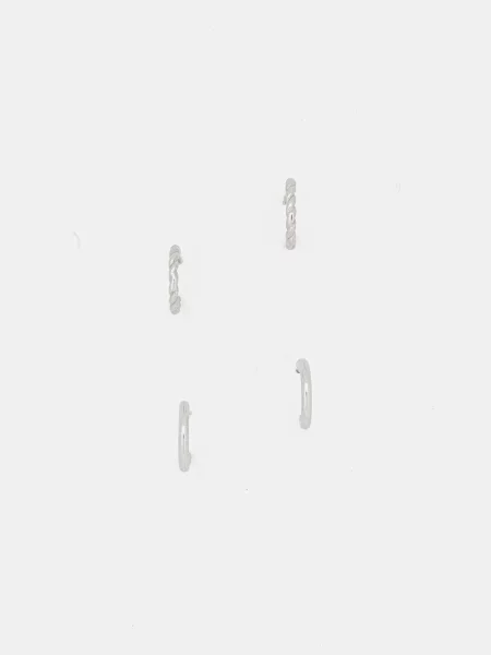 Uhani EDBLAD Duo Pair srebrna