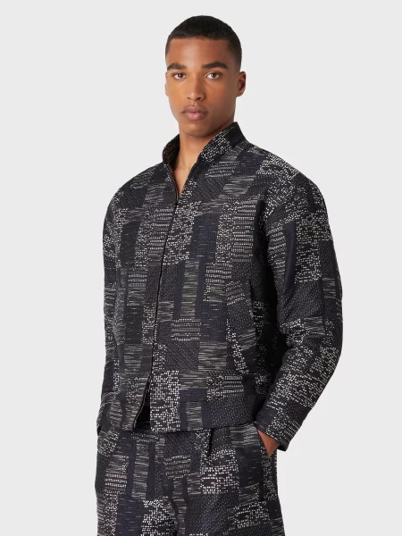 Emporio Armani Демісезонна куртка синій