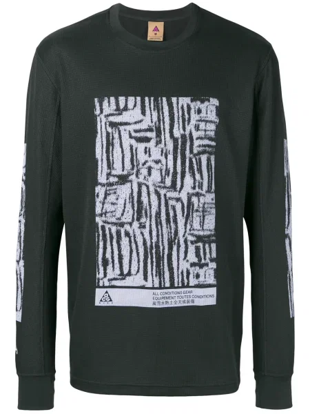 Cămașă Nike lungă negru