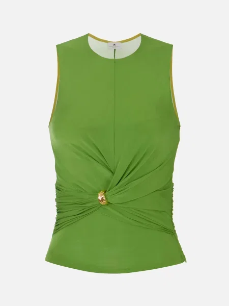 Топ Elisabetta Franchi зелений