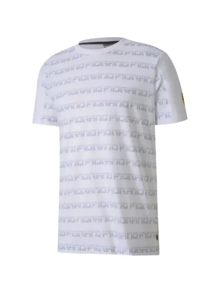 Tricou Puma cu imagine alb