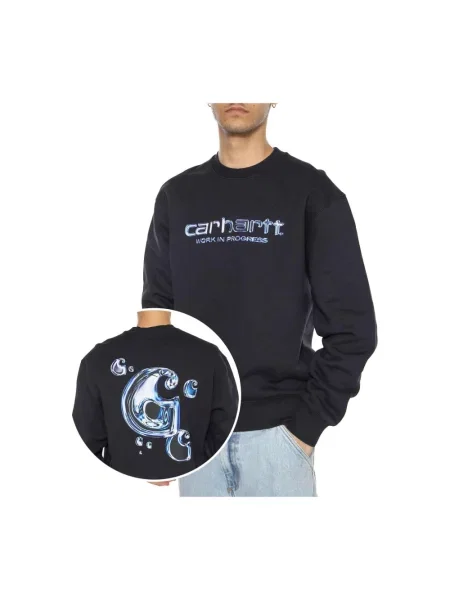 Bluza nierozpinana Carhartt Wip niebieska
