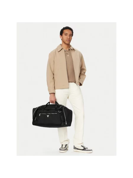Torba weekendowa Guess czarna