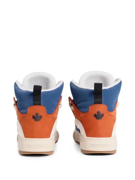 Top Dsquared2 s vezicama s čipkom narančasta
