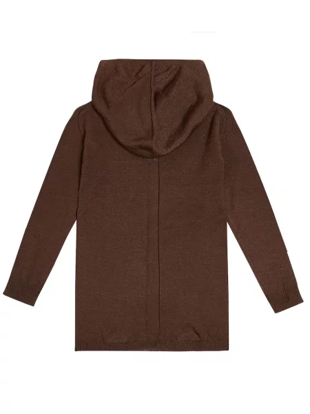 Hoodie Rick Owens καφέ
