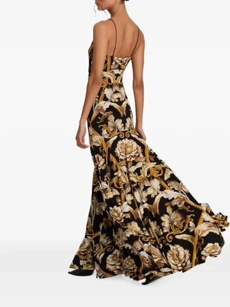 Rochie maxi Alice + Olivia negru